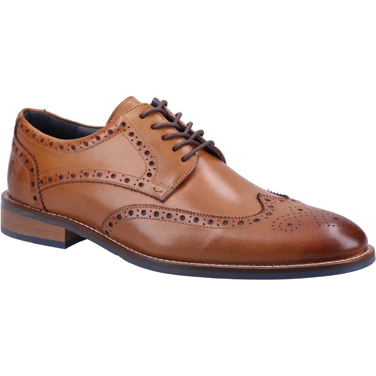Hush Puppies Dustin Brogue Tan Mens formal shoes HP-36819-68804 in a Plain Leather in Size 11